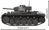 Panzerkampfwagen II Ausf. F brick tank model - COBI 2597 - 812 bricks Tank Cobi
