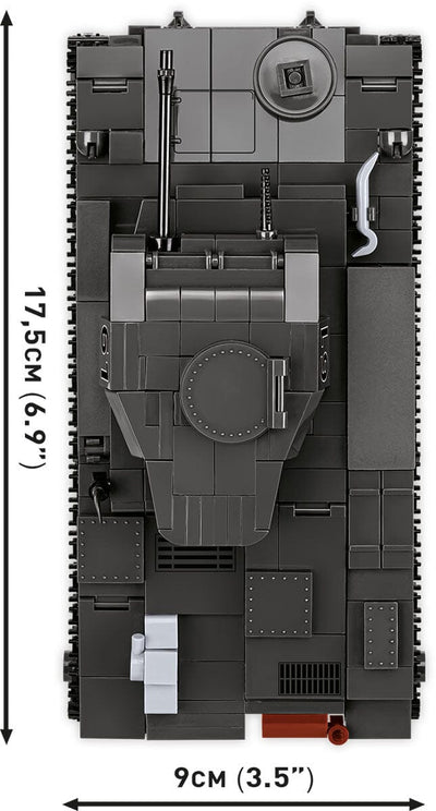 Panzerkampfwagen II Ausf. F brick tank model - COBI 2597 - 812 bricks Tank Cobi