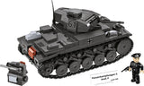 Panzerkampfwagen II Ausf. F brick tank model - COBI 2597 - 812 bricks Tank Cobi