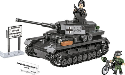 Panzerkampfwagen IV Ausf.G brick tank model - COBI 3127 - 643 bricks Tank Cobi