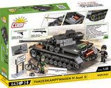 Panzerkampfwagen IV Ausf.G brick tank model - COBI 3127 - 643 bricks Tank Cobi