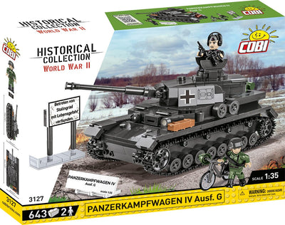 Panzerkampfwagen IV Ausf.G brick tank model - COBI 3127 - 643 bricks Tank Cobi