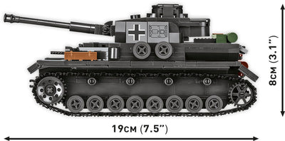 Panzerkampfwagen IV Ausf.G brick tank model - COBI 3127 - 643 bricks Tank Cobi