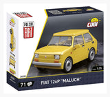 Polski Fiat 126 brick car model - COBI 24530 - 71 bricks car Cobi