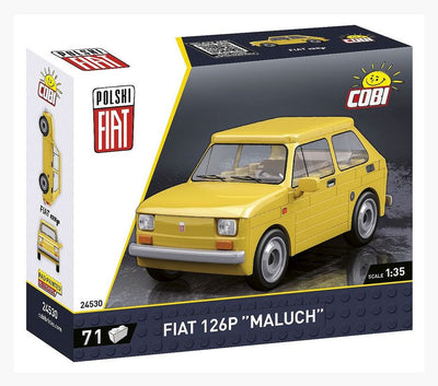Polski Fiat 126 brick car model - COBI 24530 - 71 bricks car Cobi