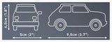 Polski Fiat 126 brick car model - COBI 24530 - 71 bricks car Cobi