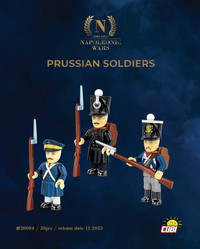 Prussian soldiers (Napoleonic Wars) - COBI 20094 - 3 figures Other Military Cobi