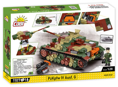 PzKpfw IV Ausf. G. brick tank model - COBI-2592 - 1107 bricks Cobi