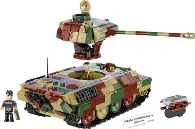 Pz.Kpfw. V Panther Ausf. A brick tank model- COBI 2654 - 1150 bricks Tank Cobi
