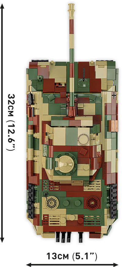 Pz.Kpfw. V Panther Ausf. A brick tank model- COBI 2654 - 1150 bricks Tank Cobi