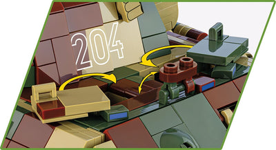 Pz.Kpfw. V Panther Ausf. A brick tank model- COBI 2654 - 1150 bricks Tank Cobi