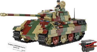 Pz.Kpfw. V Panther Ausf. A brick tank model- COBI 2654 - 1150 bricks Tank Cobi