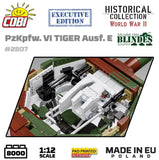 Pz.Kpfw. VI Tiger 2 in 1 - 1:12 brick tank model - COBI 2807 - 8000 bricks EXECUTIVE EDITION Tank COBI