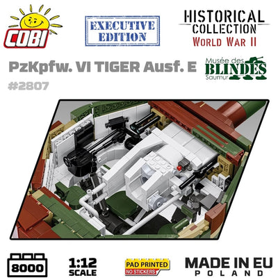Pz.Kpfw. VI Tiger 2 in 1 - 1:12 brick tank model - COBI 2807 - 8000 bricks EXECUTIVE EDITION Tank COBI