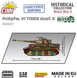 Pz.Kpfw. VI Tiger 2 in 1 - 1:12 brick tank model - COBI 2807 - 8000 bricks EXECUTIVE EDITION Tank COBI