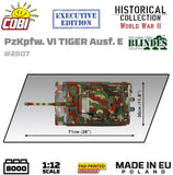 Pz.Kpfw. VI Tiger 2 in 1 - 1:12 brick tank model - COBI 2807 - 8000 bricks EXECUTIVE EDITION Tank COBI