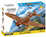 PZL.23 Karas brick plane model - COBI 5751- 586 bricks Planes Cobi