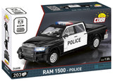RAM 1500 brick model Police pickup truck - COBI 24608 - 203 bricks car COBI