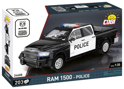 RAM 1500 brick model Police pickup truck - COBI 24608 - 203 bricks car COBI