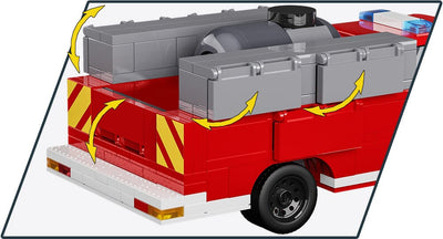 RAM 3500 brick model fire truck - COBI 24612 - 358 bricks car COBI