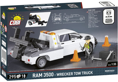 RAM 3500 brick model wrecker tow truck - COBI 24611 - 295 bricks car COBI