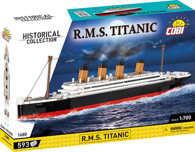 RMS Titanic brick model ship - COBI 1680 - 593 bricks Ship Cobi
