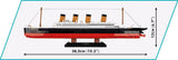 RMS Titanic brick model ship - COBI 1680 - 593 bricks Ship Cobi