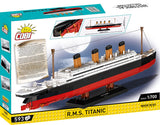 RMS Titanic brick model ship - COBI 1680 - 593 bricks Ship Cobi