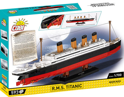 RMS Titanic brick model ship - COBI 1680 - 593 bricks Ship Cobi