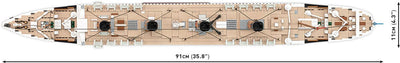 RMS Titanic ship historic brick model - COBI 1686 - 3230 bricks Ship Cobi