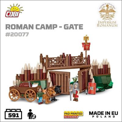 Roman Camp Gate brick model - COBI 20077 - 600 bricks Architecture Cobi