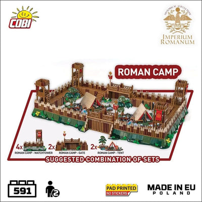 Roman Camp Tent brick model - COBI 20078 - 200 bricks Architecture Cobi