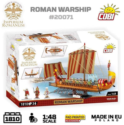 Roman warship brick model - COBI 20071 - 1710 bricks Ship Cobi