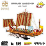 Roman warship brick model - COBI 20071 - 1710 bricks Ship Cobi