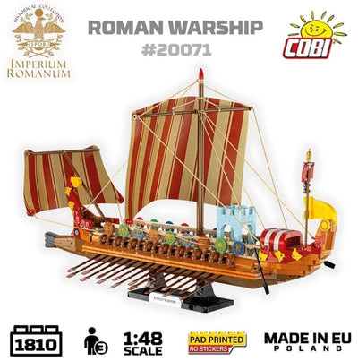 Roman warship brick model - COBI 20071 - 1710 bricks Ship Cobi