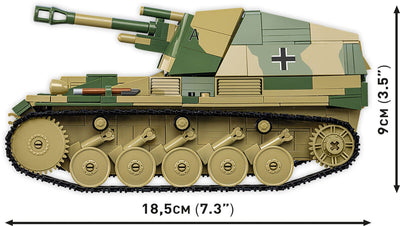 Sd.Kfz. 124 Wespe brick tank model - COBI 2598 - 860 bricks EXECUTIVE EDITION TANK COBI