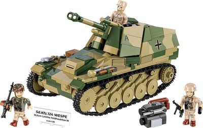 Sd.Kfz. 124 Wespe brick tank model - COBI 2598 - 860 bricks EXECUTIVE EDITION TANK COBI