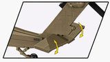 Sikorsky UH-60 Black Hawk helicopter brick model - COBI 5906 - 928 bricks Planes Cobi
