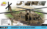 Sikorsky UH-60 Black Hawk helicopter brick model - COBI 5906 - 928 bricks Planes Cobi