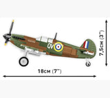 Spitfire MK.I N3200 brick plane model - COBI 5868 - 155 bricks Planes Cobi