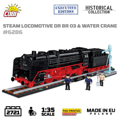 Steam Locomotive DR BR 03 & Water Crane brick model - COBI 6286 - 2721 bricks Toys & Games Cobi