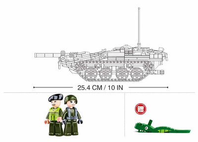 STRV103 brick tank model - Sluban M38-B1010 - 692 bricks Tank SLUBAN