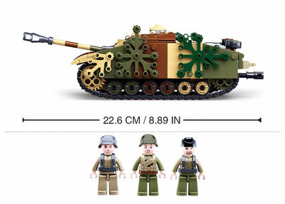 Stug Armoured Fighting vehicle brick model - Sluban M38-B0858 - 524 bricks Tank SLUBAN