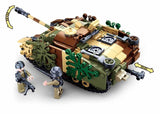 Stug Armoured Fighting vehicle brick model - Sluban M38-B0858 - 524 bricks Tank SLUBAN