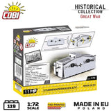 Sturmpanzerwagen A7V brick tank model - COBI 3094 - 119 bricks Tank Cobi