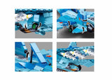 SU-27 Fighter 2 in 1 brick model plane - Sluban M38-B0985 - 1040 bricks Planes SLUBAN