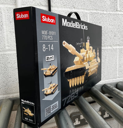 T-72B3 brick tank model - Sluban M38-B1011 - 770 bricks Tank SLUBAN