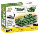 T34/76 brick tank model - COBI 3088 - 101 bricks Tank Cobi 