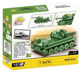 T34/76 brick tank model - COBI 3088 - 101 bricks Tank Cobi