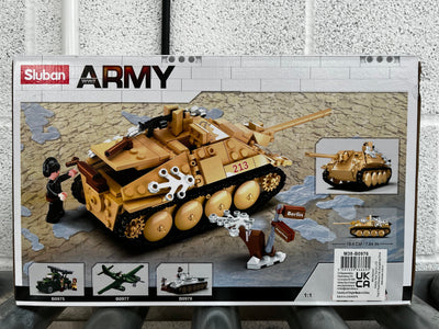Tank Destroyer brick model - Sluban M38-B0976 - 344 bricks Tank SLUBAN